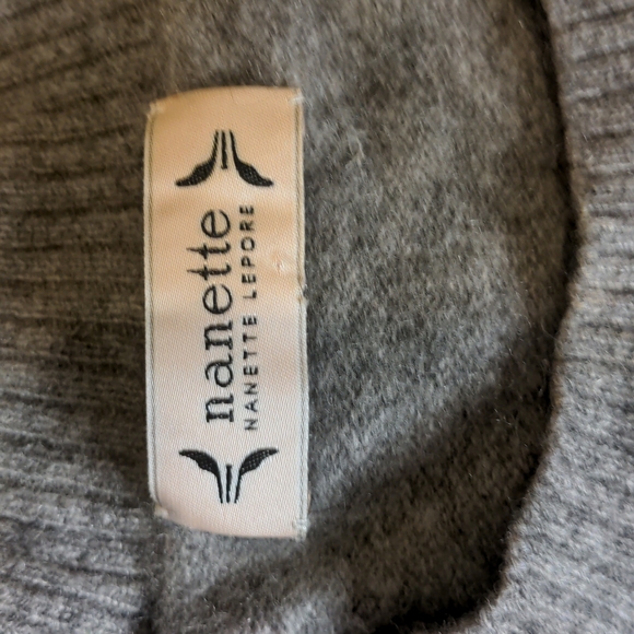 M-💯% CASHMERE Grey Sweater - Picture 6 of 7